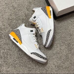 Jordan 3 laser orange